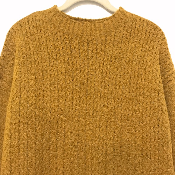 Mustard Yellow Crewneck Sweater - NWOT - Picture 2 of 4